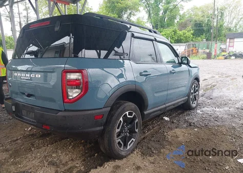 2022 Ford Bronco Sport Outer Banks z USA, uszkodzony, nr VIN 3FMCR9C65NRD38343